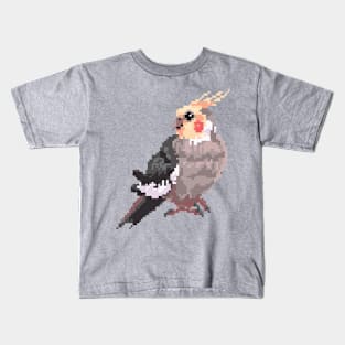 Pixel Cockatiel Test Kids T-Shirt